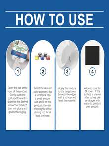 Everyday Multi-Purpose Ceramic Tile & Marble AB Sealant Repair Kit