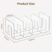 Clear Acrylic Shoe Rack For Closet Organizers And Storage Small Shoe Rack 4 Sections Toddler Baby Shoe Storage Organizer Stackable Desk File Sorter Book Purse Organizer 4 Pack (Large Pack 4) - As Pic - View 2