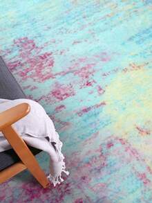 1PC Round Area Rug 3 Ft Circle Entryway Rugs Round Washable Door Mat Indoor Entrance, Non Slip Circle Front Door Rug, Printed Abstract Faux Wool Floor Carpet For Foyer Porch Sink, Grey Beige