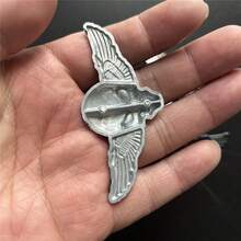 3D Metal Car Sticker Skull Head With Wings, Applicable For Cars, Trucks, Motorcycles, SUVs, Decorative Sticker For Engine Hood, Trunk, Fenders, Side Doors, Body - Multicolor - View 10