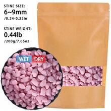 200/800g 水族裝飾底砂石 3mm-9mm 魚缸過濾材料石，適用於水族箱、魚缸、烏龜缸，可作為底砂石，亦適用於室內裝飾、花盆、花瓶 - 0.6-0.9cm/0.24-0.35in - 查看 18