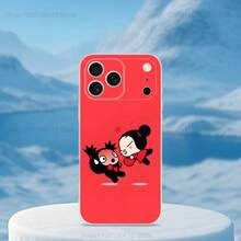 Funda de Teléfono Linda Love Art P-Puccas para 16,15,14,13,12,11, Pro,Max,Plus, Cubierta Transparente Suave - z7 - Ver 9