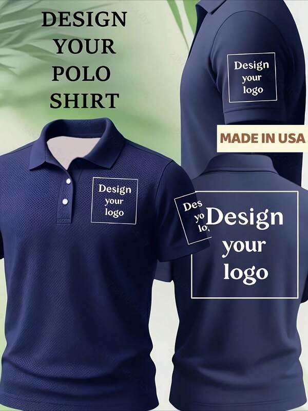 Men's Customized Casual Polo Shirt