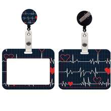 Suport pentru carduri de insignă cu desene animate amuzante, șnur durabil personalizat pentru carduri de identitate imprimate, potrivit pentru studenți, profesori, angajați, medici, asistente medicale și alte grupuri - Multicolor - Vizualizare 6