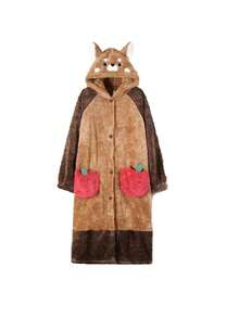 Capybara Pajamas, Bear Pajamas, Couple Pajamas, Women's Pajamas, Cute Fleece Pajamas For Fall/Winter, Fleece Winter Pajamas That Can Be Worn Outdoors