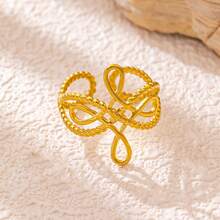 The Celtic Witch Wears A Ring. This Stainless Steel Open-Ended Ring Is Adjustable And Suitable For Wearing At Weddings, Birthday Parties, And For Daily Leisure Occasions. - Witch's Ring - View 5