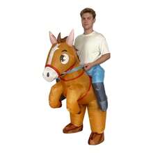 2025 Latest Inflatable Riding Horse Costume, Suitable For Parties, Events, Performances, Cartoon Doll Costumes, Inflatable Jazz Horse Costume - Multicolor - View 7