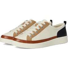 Vionic Winny Sneakers Women's US 10 Ivory Black Leather Comfort Shoes ZOGG1874 - trắng - Xem 1