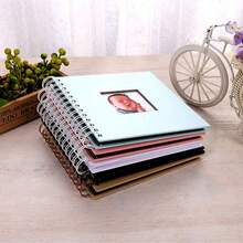 1pc Scrapbook Album, Kraft Paper Scrapbook Album, Suitable For Wedding Guest Book, Anniversary Album, Gift, Graduation Album, Family DIY Scrapbook, Craft Paper DIY, Christmas, Thanksgiving, New Year Gifts - Photo Album Of My Childhood (pink) - View 6