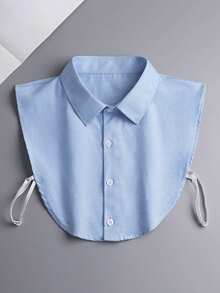 4件/3件/2件/1件多功能职业风衬衫，配有假领、方领、尖领和假领，适合搭配正装或低领外套。尺码标准：适合非肥胖体型，适合体重180磅以下穿着，面料采用柔软的涤纶材质。