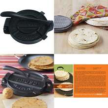 IMUSA 85008 Plancha de hierro fundido para tortillas (color negro, 8"/ 20,3 cm)(20.3 cm) - Multicolor - Ver 1