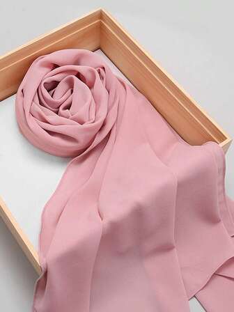 1 st malaysisk/indonesisk ny stil för kvinnor i pärlchiffong, högkvalitativ huvudduk lämplig för dagligt bruk