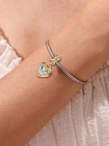 1颗925纯银南瓜汽车造型珠子，适合女士手链、手镯DIY饰品制作及日常穿搭配饰，是女孩的理想之选。