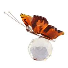 1 Piece Crystal Flying Butterfly With Crystal Ball Base Figurine Collection Cut Glass Ornament Statue Animal Collectible - 1 Piece - View 30