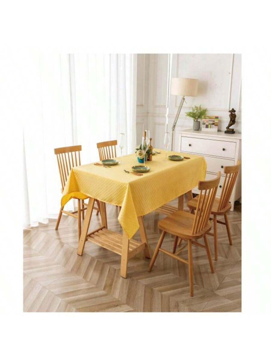 mantel Color Amarillo de alta durabilidad de 140cm*240cm