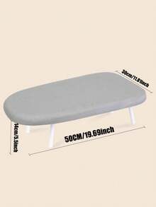 这款可拆卸熨衣板非常适合家庭使用，可用于熨烫衣物、热转印，还可以作为小型餐盘和托盘的装饰架。它是一款可折叠、迷你、便携、可调节、耐高温的多功能熨衣板，适合宿舍使用。搜索熨烫套装——理想的礼品之选！