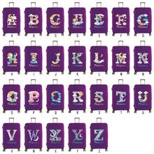 Customized Luggage Cover - Purple - View 3