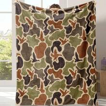 Camouflage Pattern Blanket, Soft Lightweight Throw Blanket, Air-Conditioned Room Blanket, Warm Nap Blanket For Home Office Travel Camping Same Day Cooling Print Flannel Flower Soft Comfortable Warm Napping Throw Dino Blanket,Men Gift,Boyfriend Gift Christmas,Blanket Gifts - Multicolor - View 46