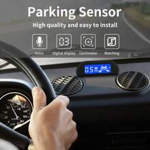 Car Parking Sensor Kit With Automatic Parking Assist System, Reverse LED Display, 22mm 4-Sensor Radar Detection System And Backlit Display - A - View 3