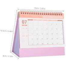 NUOBESTY Calendario De Escritorio Pequeño 2025-2026: Mini Calendario De Año Nuevo De Escritorio, Plegable, Para El Hogar, La Escuela Y La Oficina.(default) - Multicolor - Ver 3