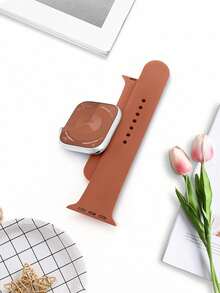 St.siabe Correa de reloj deportivo compatible para Apple Watch de 38 mm, 40 mm, 41 mm, 42 mm, 44 mm, 45 mm, 49 mm, correa de repuesto de silicona suave compatible con la serie 8/7/6/5/4/3/2/1 - Amarillo - Ver 9