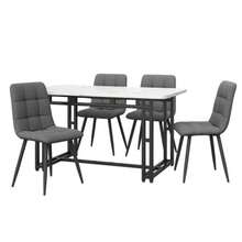Juegos de mesa y sillas de comedor - gris - Ver 6