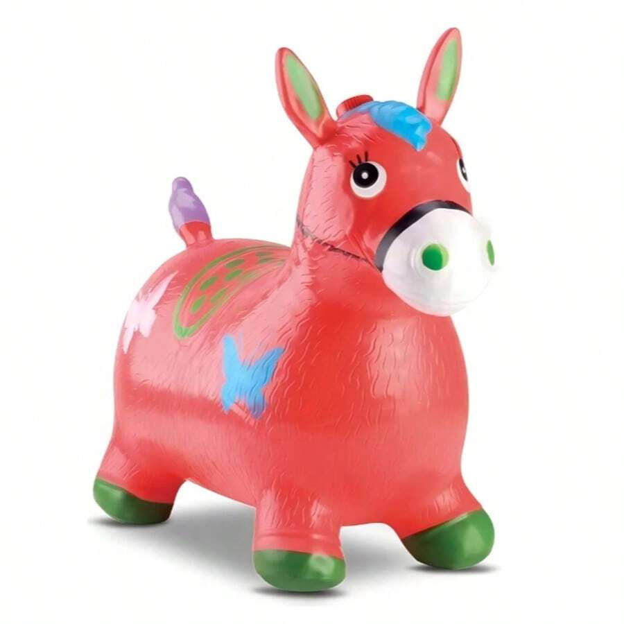 Juguete Burro Montable Inflable – Brinca Brinca con Sonido para Niños