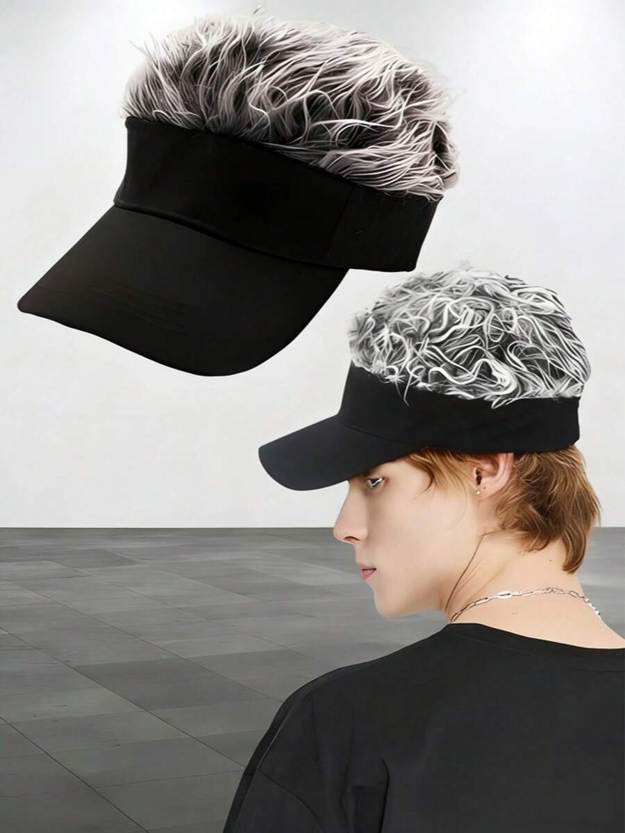 Party Hat, Autumn/Winter Duck Tongue Baseball Cap, Sun Hat, Wig Hat, Personalized Funny For Men Men Winter Head