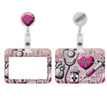 Suport pentru carduri de insignă cu desene animate amuzante, șnur durabil personalizat pentru carduri de identitate imprimate, potrivit pentru studenți, profesori, angajați, medici, asistente medicale și alte grupuri - Multicolor - Vizualizare 15