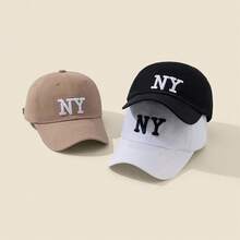 Mũ lưỡi trai New York thêu 3/1, mũ thường ngày chống nắng ngoài trời, phù hợp cho bé trai và bé gái, du lịch mùa xuân/thu, đi biển, mũ che nắng. - mũ bóng chày - Xem 4