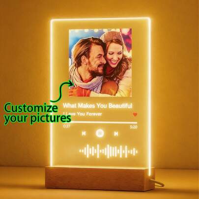 Customizable Heart-Shaped LED Photo Frame - Personalize With Your Favorite Photos And Messages, USB Powered, Ideal For Valentine's Day, Weddings, Birthdays, Anniversaries - A Romantic Gift For Couples And Loved Ones