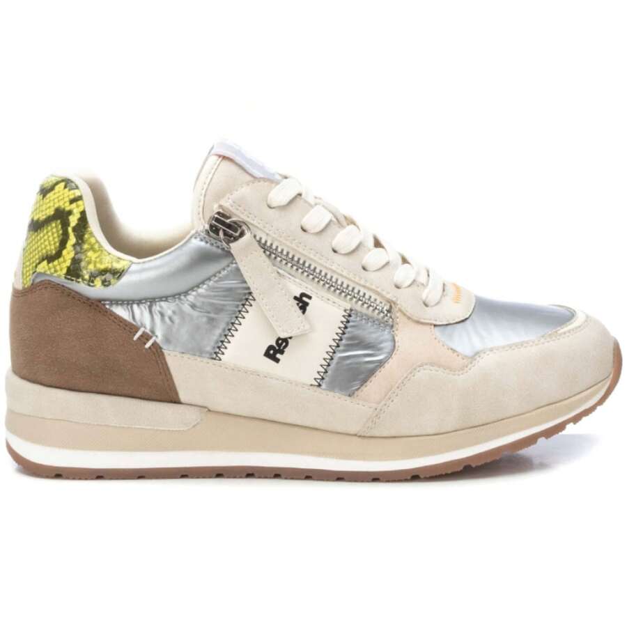 Refresh Women Casual Athletic Shoes - Beige - View 1