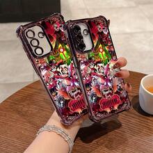 Funda de teléfono con temática de dibujos animados a la moda, adecuada para varios modelos de  Redmi, con un diseño trasero suave y transparente que ofrece protección contra caídas, lo que la convierte en una opción de regalo perfecta para cumpleaños o festividades. - Mezcla de colores - Ver 5
