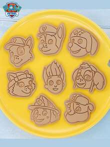 Paw Patrol 8件套圣诞饼干模具套装，卡通圣诞球形翻糖饼干烘焙模具，3D压模工具，圣诞装饰品，圣诞睡衣，圣诞礼物，圣诞装饰 - 彩色 - 查看 5