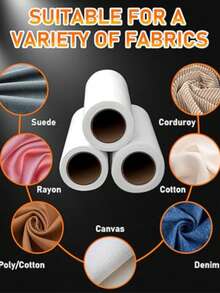 30厘米 x 10码 中等重量可焊接网布，适用于布艺贴花DIY工艺品 - 白色 - 查看 4