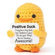 Mini Positive Energy Sloth Birthday Gift (With Greeting Card), Handmade Crocheted Sloth Ornament, Conveys Positive Emotions, Christmas Stocking Stuffer - Multicolor - View 14