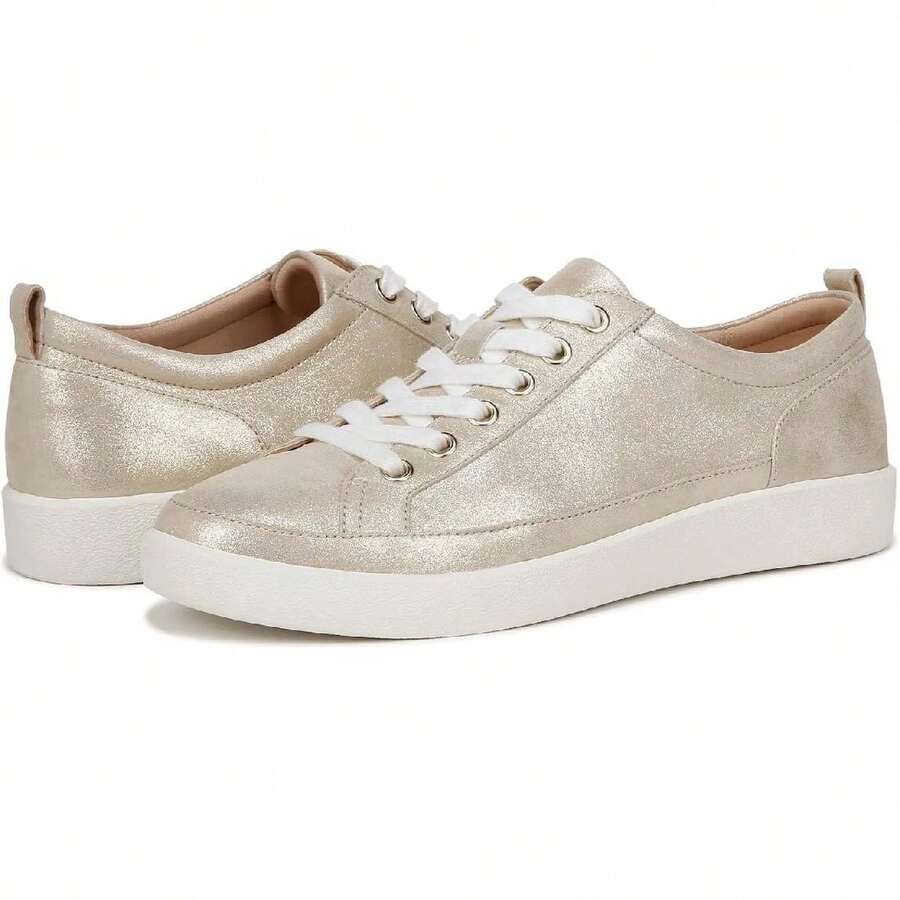Vionic Winny H7773L5-700 Sneakers Women's 9.5 Gold Metal Leather Shoes ZOGG1847 - Vàng - Xem 1