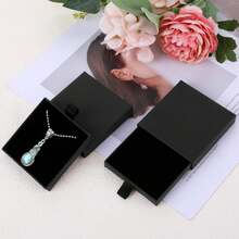 1pc Minimalist & Elegant Necklace Gift Box, Suitable For Necklaces, Pendant Necklaces, Diamond Necklaces And Tag Necklaces. A Perfect Packaging Choice For Gifts On Occasions Like Valentine's Day, Mother's Day And Birthdays. - Multicolor - View 7