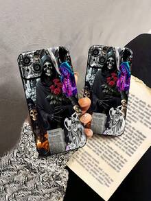 Funda para teléfono con ilustración de Guardianes Místicos, compatible con teléfonos ,  17,  16 Pro Max,  15 Pro Max,  13 y  12. Su diseño de TPU resistente a golpes y caídas brinda la máxima protección. Un complemento único para tu colección de accesorios, ideal como regalo para tus seres queridos en ocasiones especiales. - Color mixto LB2 - Ver 4