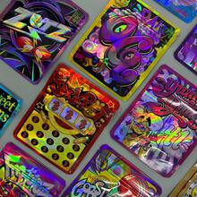 100 Resealable Polyester Film Bags - With Bright Cartoon Designs, Waterproof And Odor-Proof, Handicrafts, Party Small Gifts And Gift Wrapping - 10 件 - 查看 2