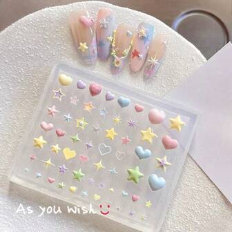 3D Floral Garden Shaped Nail Art Mold, DIY Nail Decoration Mold, High Transparency Nail Silicone Mold