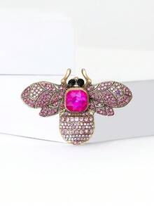 复古珐琅水钻蜜蜂胸针 - 时尚昆虫别针，男女通用，宴会服装配饰/朋友聚会徽章礼物 - 蜜蜂 - 查看 23