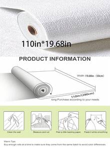 DIY亚麻墙纸墙贴壁纸家具粘纸墙贴墙贴贴纸墙面贴适用于家居防水防潮自粘壁纸 - 彩色 - 查看 14