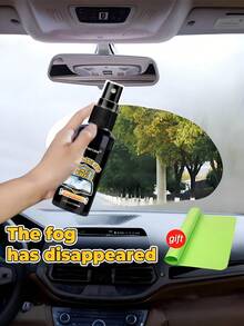 Agente antivaho de vidrio HGKJ, efectivo y duradero en invierno, evita el empañamiento, mantiene la visión clara, adecuado para el parabrisas interior automotriz, detalles de cuidado automotriz, agente antivaho y antilluvia para parabrisas automotriz, agente de revestimiento antivaho y repelente al agua para limpieza de espejos, aplicable para automóviles/vidrio/gafas. - Multicolor - Ver 5