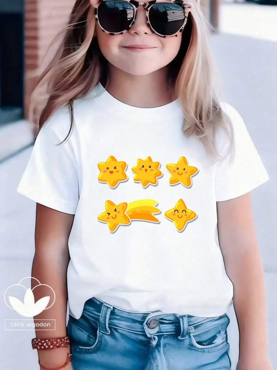 Young Girls T-Shirts - White - View 1