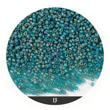 2mm Matte Japanese Round Rocailles Glass Seed Beads 12/0 Approximately 800pcs,Pony Beads Bulk For Jewelry Making,Mini Spacer Beads Loose Beads Craft Small Glass Seed Beads For DIY Bracelet Wrist - 2mm-800pcs - View 8