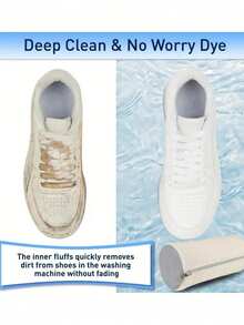 Two-Pack Anti-Deformation Laundry Shoe Bags, 360° All-Around Cleaning Without Damaging Shoes, Suitable For Shoe Washing Machines And Washing Machines, Machine Washable And Air Dryable, Universal Design, Suitable For All Shoe Types (Especially Athletic And Casual Shoes), A Lazy Person's Shoe Washing Essential, Also Has A Toiletries Storage Function, The Ideal Gift For Christmas And Halloween.