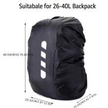 5/3/1pc Outdoor Backpack Rain Cover, Suitable For 30-40L Backpacks, High-Quality Durable Nylon Waterproof Cover, Suitable For Hiking And Cycling, Lightweight And Abrasion-Resistant,Spring Summer Picks,Brides Maid Gifts,Room,Bedroom Deccor,Bedroom Deccor,Beach,Travel,For Men,For Women,Vacation - Multicolor - View 5
