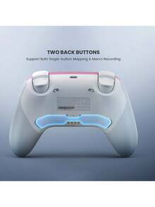 GAMESIR T4n Pro Supernova Esports-Grade Multi-Mode Controller: Intelligent Recognition System Adapts To Vibration, Automatically Identifies Connected Devices, Supports Manual Mode Switching, And Caters To Both PC Esports And Switch Motion-Sensing Gaming Scenarios. Sakura Pink (With Built-In Charging Dock). - Cherry Blossom Pink (with Built-in Charging Dock) - View 6