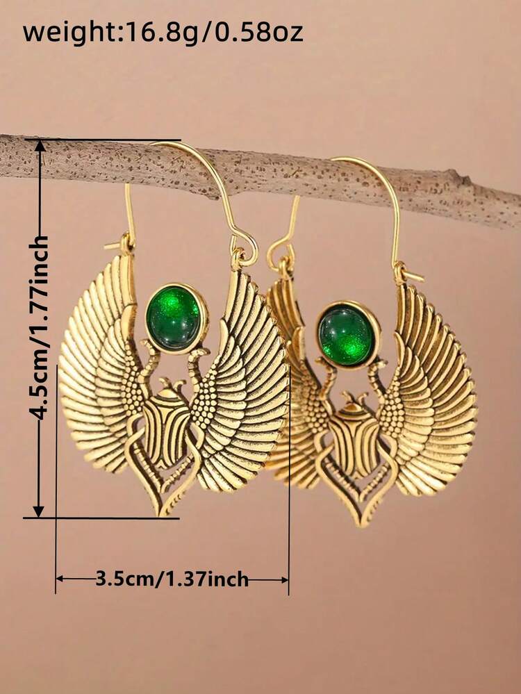 1对浪漫圈形耳环，适合女士佩戴，可用于婚礼、订婚、周年纪念、派对、情人节等场合。 - 1# - 查看 4